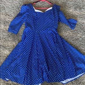 Pin up polka dot dress